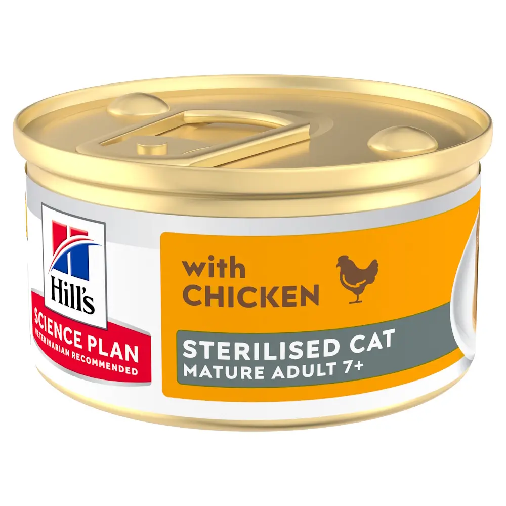 SP FELINE MATURE STERILISED MOUSSE CHK 85 G (CONSERVA)