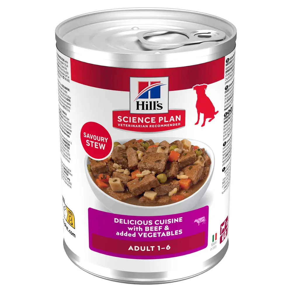 SP CANINE ADULT BEEF & VG STEW 363 G