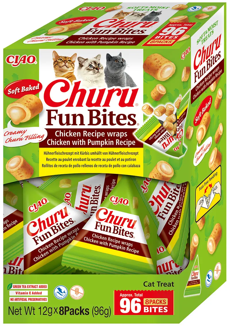 Churu Cat Fun Bites Reteta cu Pui si Dovleac