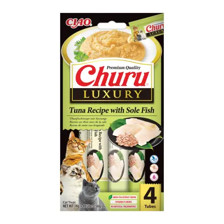 Churu Luxury Recompensa Cremoasa Reteta cu Ton si Sole fish