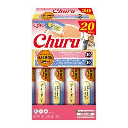 Ciao Churu Cat Variety cu Somon si Ton 20 Buc