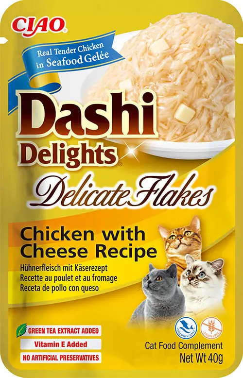 Ciao Dashi Delights Delicate Flakes Reteta cu Pui si Branza