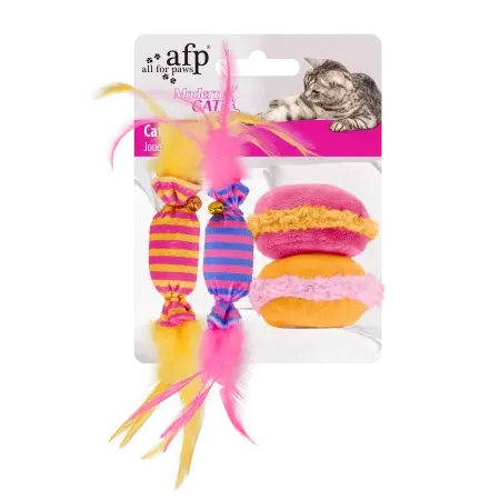 Afp Modern Cat Sweet Dessert Platter Set 4 Jucarii pentru Pisici