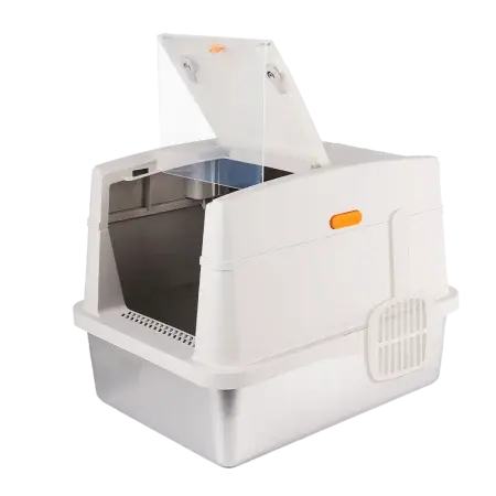 Afp Go Fresh Cat Litter Box din Otel Inoxidabil
