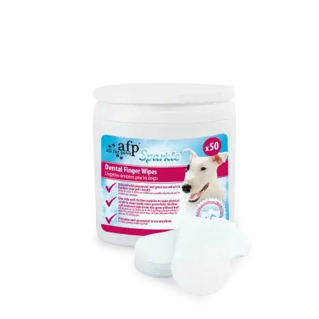 All for Paws Go Fresh Servetele Dentare pentru Deget 50 Buc