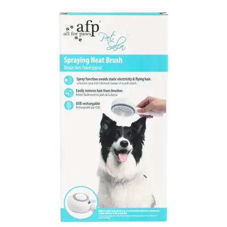 All for Paws Pet Salon Perie cu Spray pentru Caini