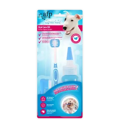 All for Paws Sparkle Oral Care Kit pentru Caini si Pisici