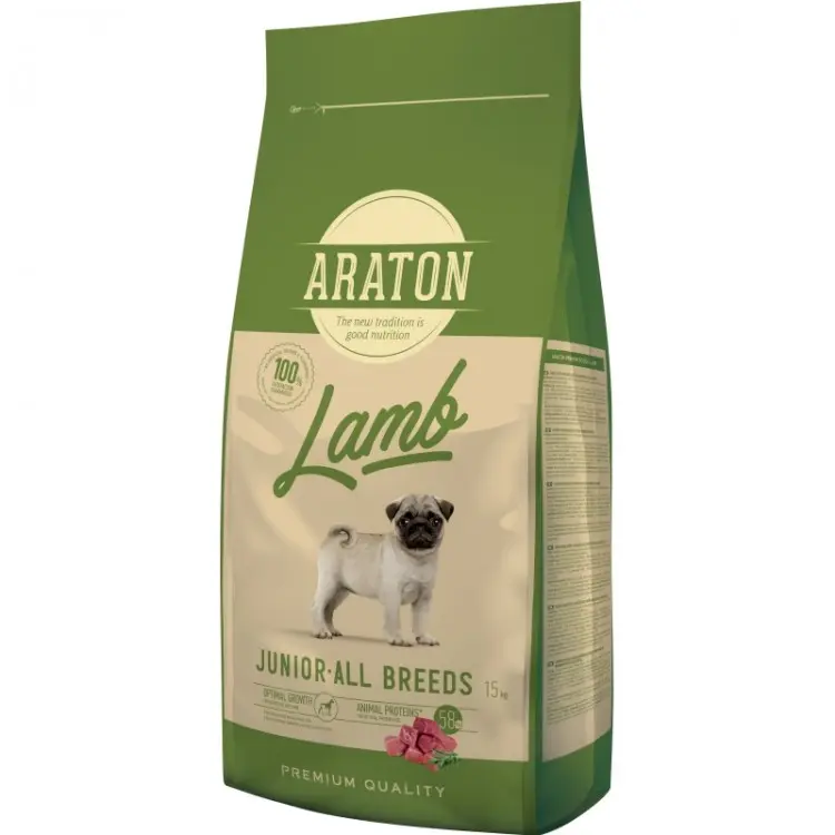 Araton Dog Junior LambRice, 15 kg