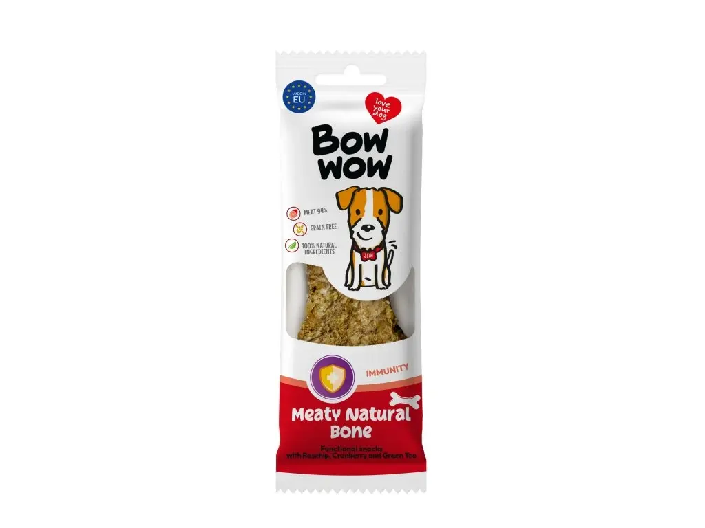 Bow Wow Recompensa Natural Meaty Bone Immunity 28 Gr