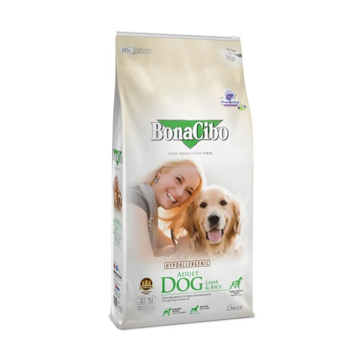 BonaCibo Adult LambRice, 15 kg