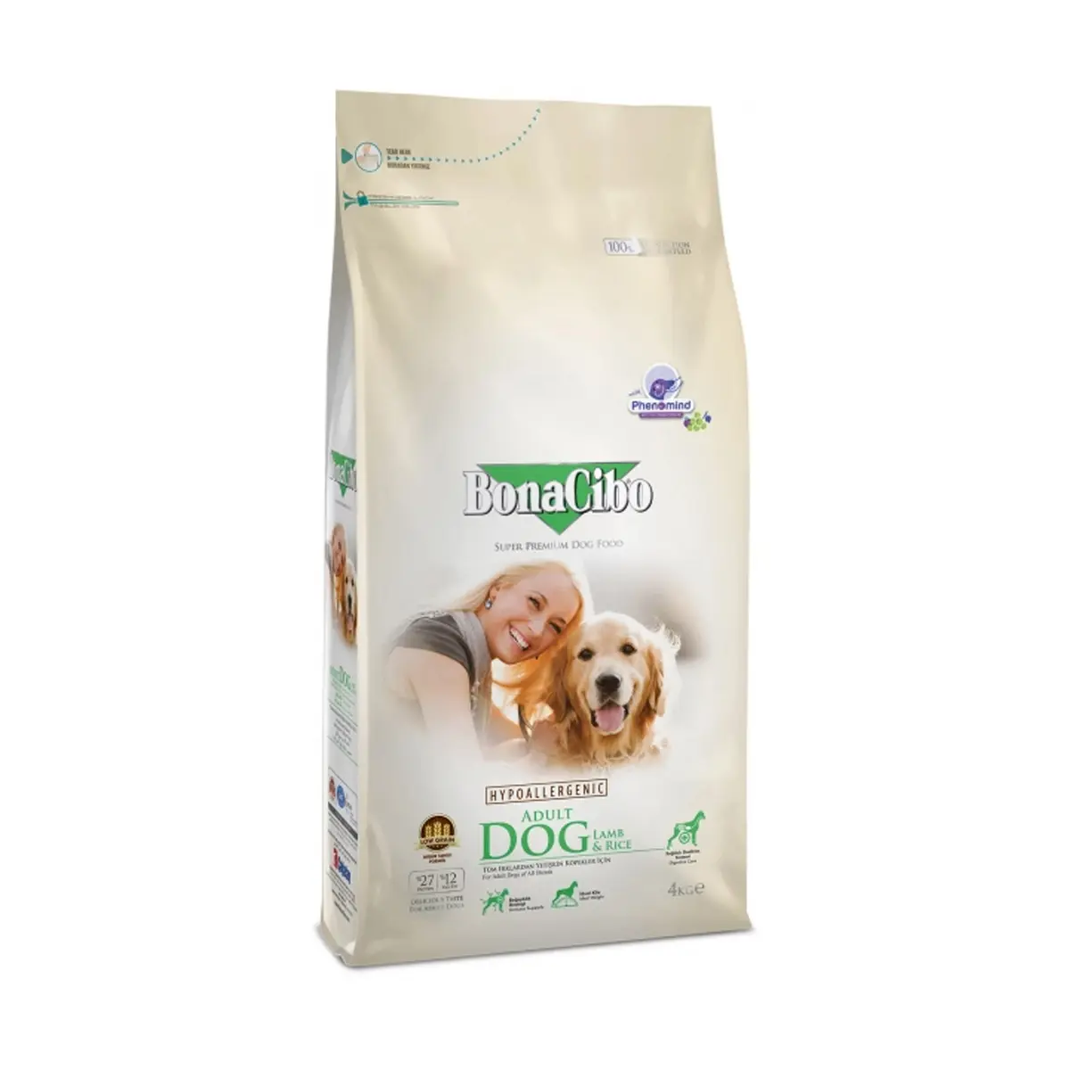 BonaCibo Adult LambRice Small Breed, 4 kg