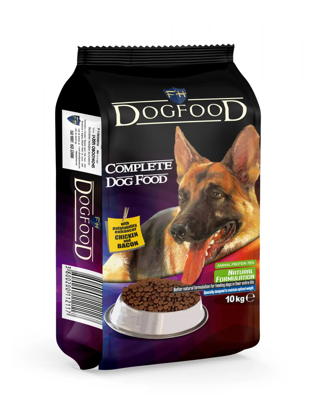 Dog Food Pui Bacon 10 Kg