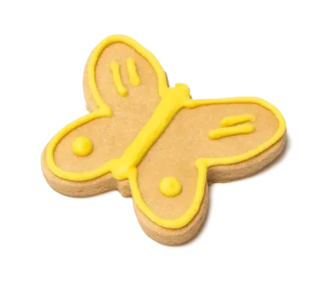 Doggyebag Biscuit Artizanal Butterfly cu Glazura de Iaurt pentru Caini 30 Gr