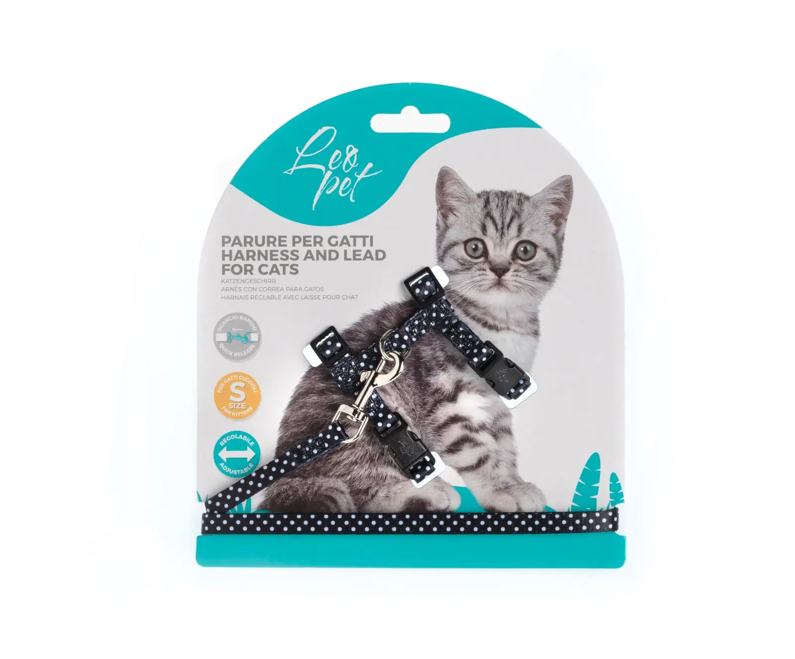 Leopet Ham si Lesa pentru Kitten Negru