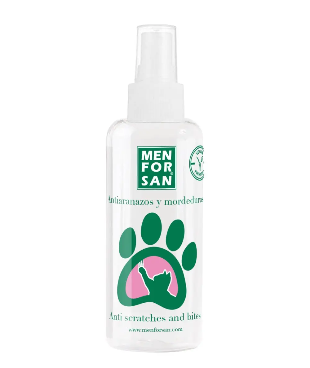 Menforsan solutie anti-zgarieturi si anti-roade pentru pisici: spray cu menta si rozmarin, 60 ml