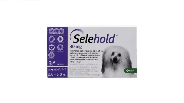 Selehold Antiparazitar pentru Caini 3 Pipete