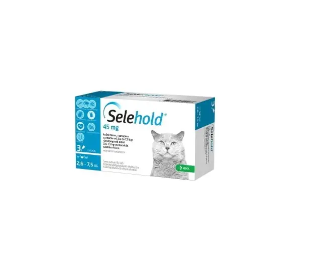 Selehold Spot On pentru Pisica 3 Pipete