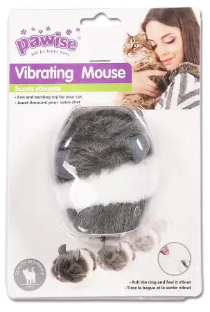 Pawise Cat Shakin Mouse 8 Cm