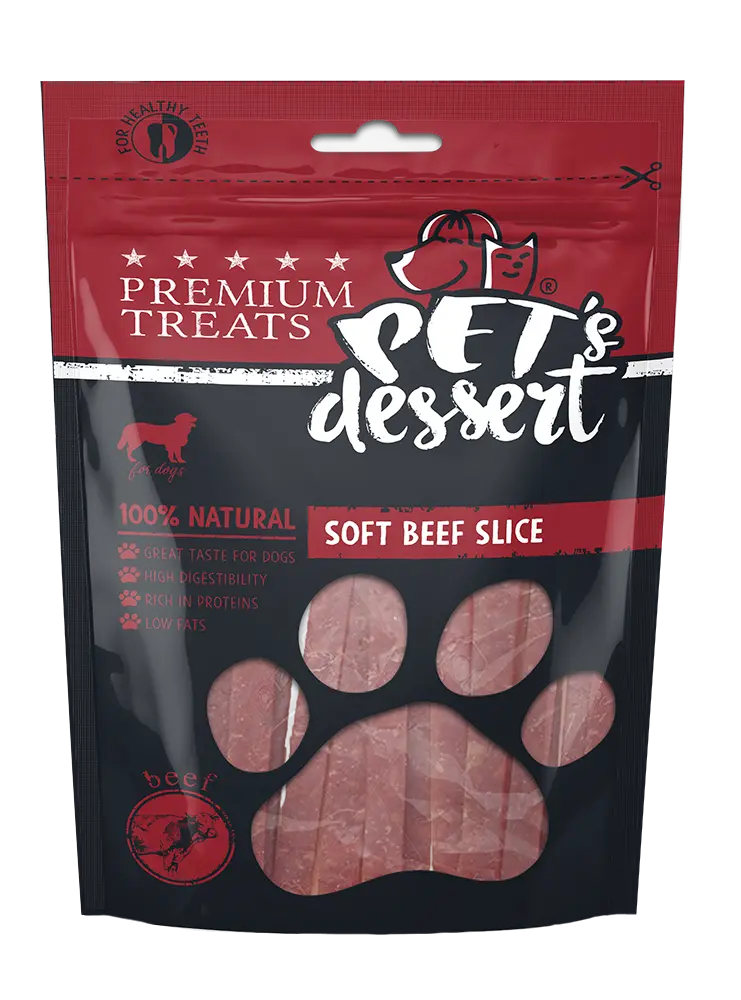 Pet s Desert Dog Soft Beef Slice 80 Gr LSB-02