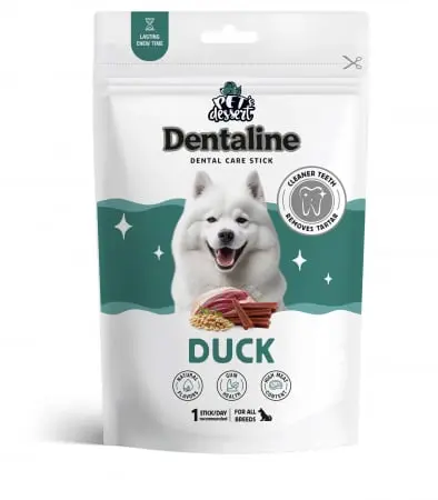 Pet s Dessert Dentaline Sticks pentru Igiena Dentara cu Rata
