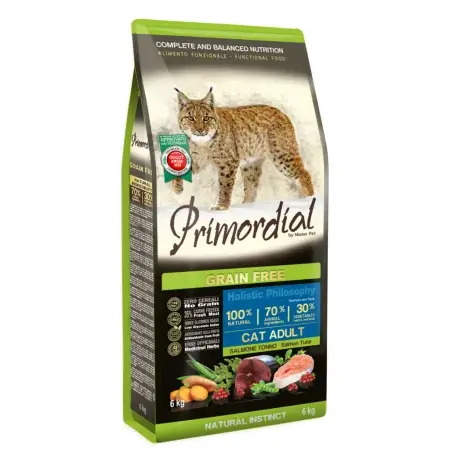 Primordial GF Holistic Cat Adult cu Somon si Ton