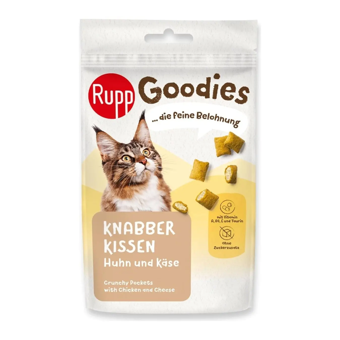 Rupp Goodies Cat Pernute Umplute cu Pui si Branza 50 Gr