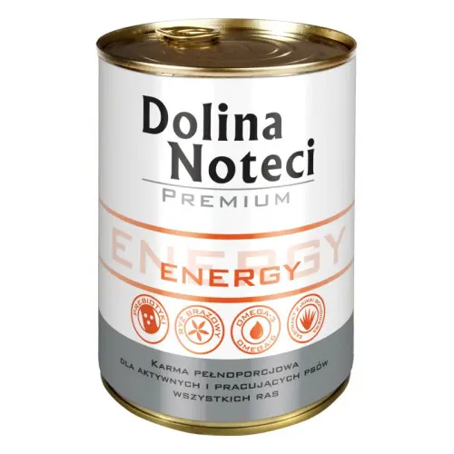 Hrana umeda pentru caini Dolina Noteci Energy 400 g