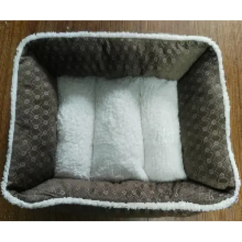Culcus dreptunghiular pentru caini cu doua fete Enjoy 60x55x20cm