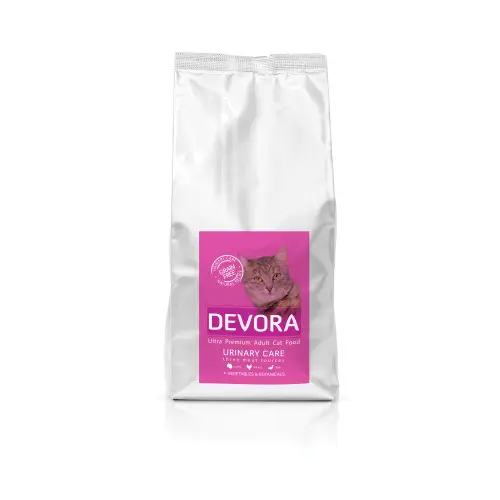 Hrana uscata pentru pisici Devora Grain Free Urinary cu curcan pui si rata 400 g