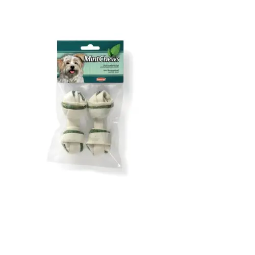 Recompensa pentru caini Padovan Mint Chews 70 g 2 buc/set