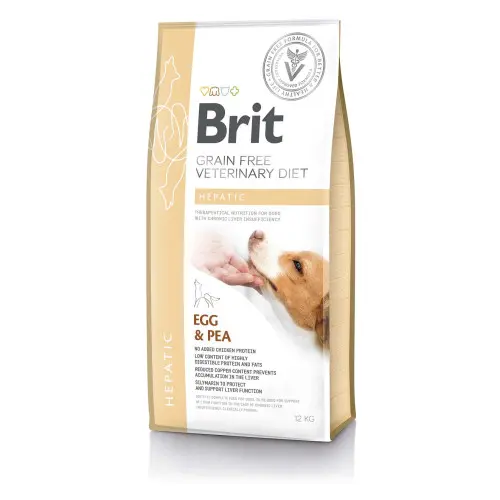 Hrana uscata pentru caini Brit Grain Free VD Hepatic 12 kg
