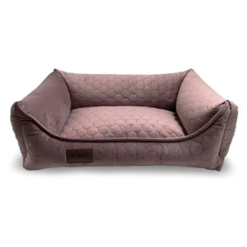 Culcusul pentru caini Meduza Riviera, bej-lila, 120x85 cm