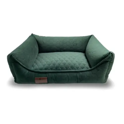 Culcusul pentru caini Medusa Riviera, verde inschis, 80x60 cm