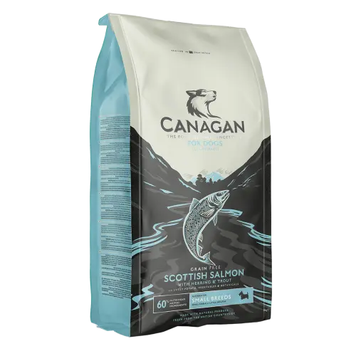 Hrana uscata pentru caini Canagan Grain Free Small Breed cu somon 2 kg