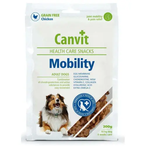 Recompensa pentru caini Canvit Snack Mobility 200 gr
