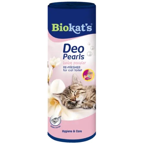 Perle odorizante pentru litiera Deo Pearls Baby Powder 700 g