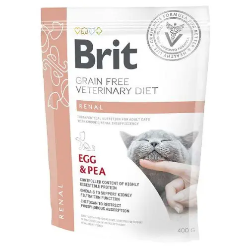 Hrana uscata pentru pisici Brit Grain Free VD Renal 400 gr