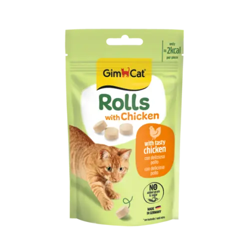 Rulouri pentru pisici Gimcat Rolls cu pui 50 g