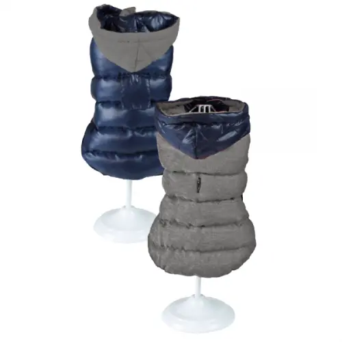 Haina cu doua fete pentru caini Croci Blue 40 cm