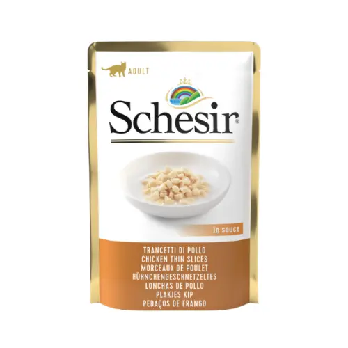 Hrana umeda pentru pisici Schesir Pui in salsa 85 gr