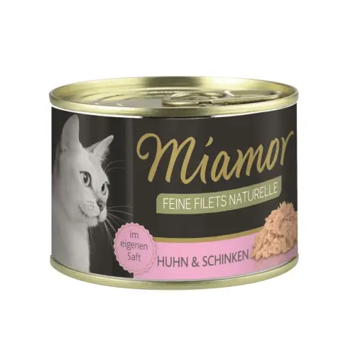 Hrana umeda pentru pisici Miamor Filet Pui cu Sunca 100 gr