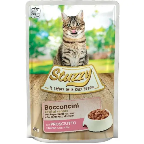 Hrana umeda Stuzzy Chunks pentru pisici cu Sunca 85 gr