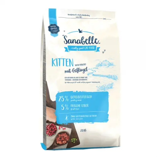 Hrana uscata pentru pisici Sanabelle Kitten 2 kg