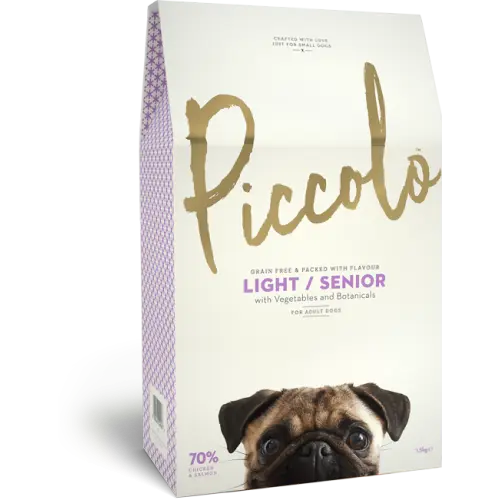 Hrana uscata pentru caini Piccolo Light Senior cu pui si somon 750 g