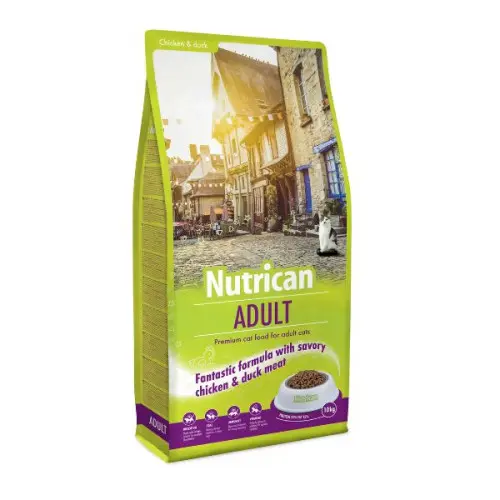 Hrana uscata pentru pisici Nutrican Cat Adult 10 kg, EXPIRA 21.05.2026