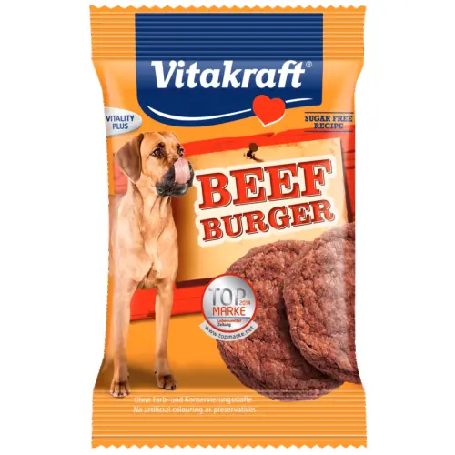 Recompensa pentru caini Vitakraft Beef Burger 2 Buc 18 g