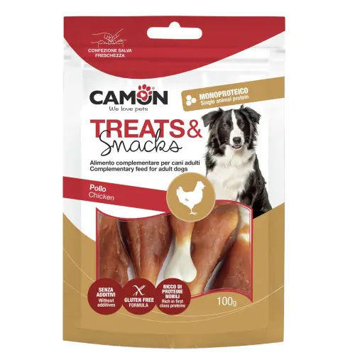Recompense pentru caini Camon Copanele de Pui 100 gr
