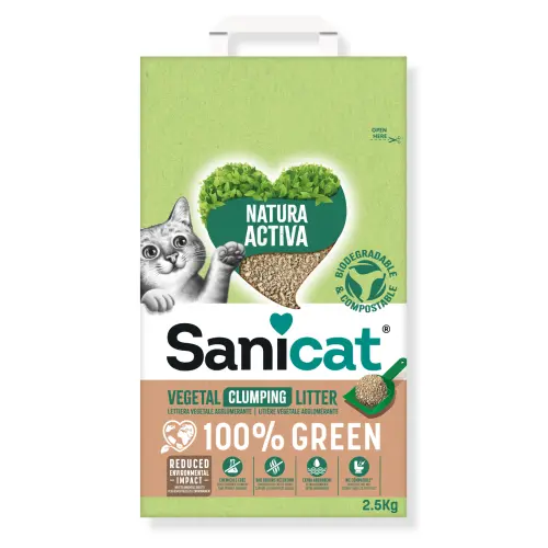 Sanicat Vegetal Clumping 2.5 kg