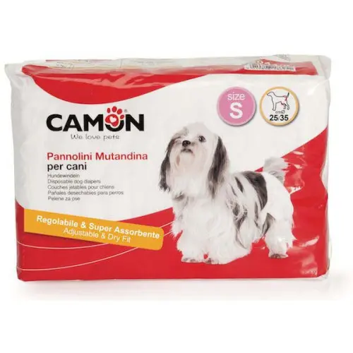 Scutece pentru caini, Camon, 25 x 35 cm, 12 bucati