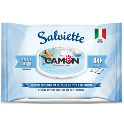 Servetele pentru curatare cu parfum Marine Camon 40 bucati